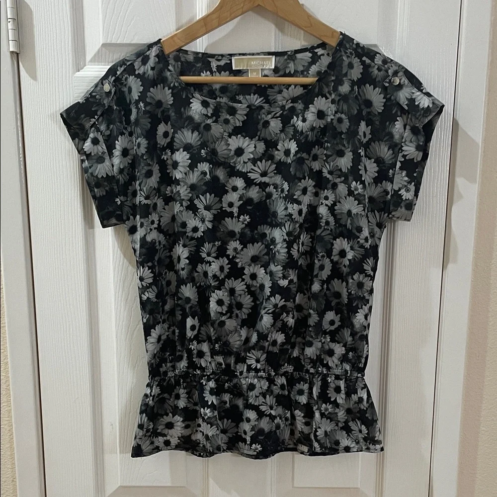 Michael Kors Daisy-Printed Blouse (M)